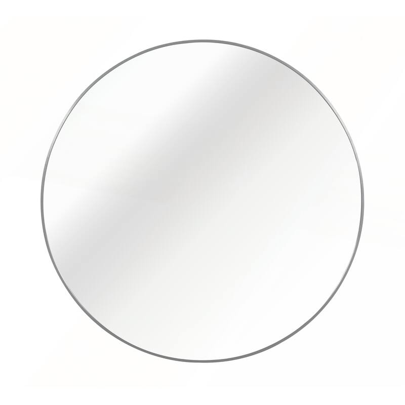 32 Inch Metal Framed Round Bathrrom Mirror
