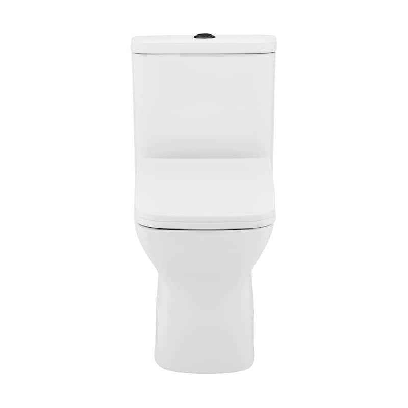 Swiss Madison SM-1T256 Carre 1.28 GPF Dual Flush One Piece Elongated
