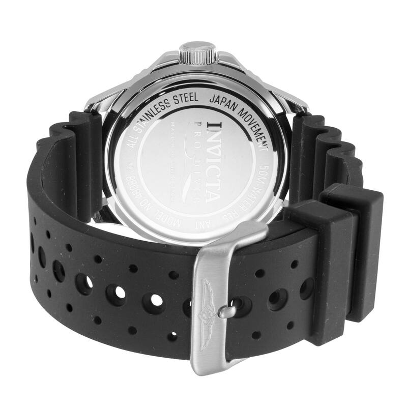 Invicta Men's Pro Diver 45mm Quartz Watch IN-46088 - Black - N/A