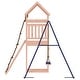 preview thumbnail 15 of 17, vidaXL Swing Set Outdoor Backyard Wooden Playground Equipment for Kids Age 3-8