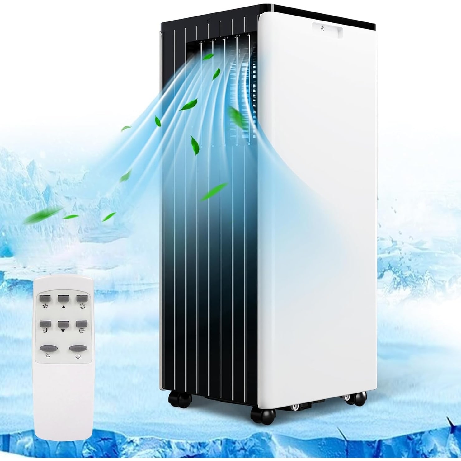 Portable Air Conditioners 8000 BTU AC Unit with Remote Control Energy Efficient Quiet Operation for Bedroom Office