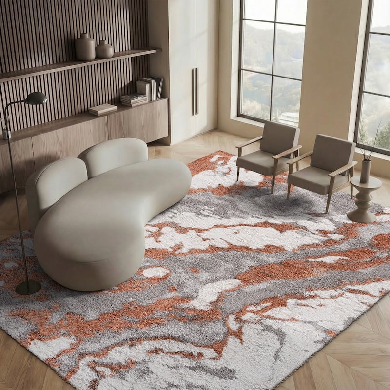 SAFAVIEH Horizon Shag Remona 2.6-inch Thick Rug