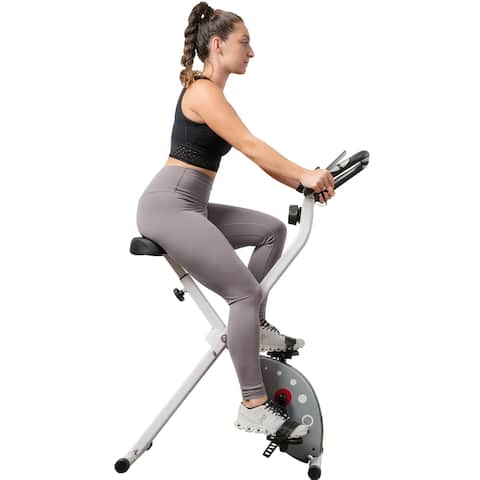 Sunny Health & Fitness Magnetic Foldable Exercise Bike
