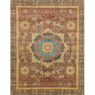 Ahgly Company Machine Washable Abstract Metallic Gold Area Rugs - Bed ...