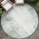 preview thumbnail 21 of 84, Machine Washable Indoor/Outdoor Abstract Solid Chantille Rug Sage - 8' x 8'