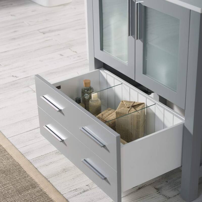 Blossom Sydney 30" Bathroom Vanity with Ceramic Vessel Sink and Mirror