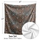 preview thumbnail 5 of 4, Sweet Jojo Designs Boho Wildflower Vintage Floral Girl Baby Swaddle Receiving Blanket Black Rust Bohemian Farmhouse Leaf Flower