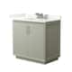 Option Light Green / Giotto Quartz Top / Brushed Nickel