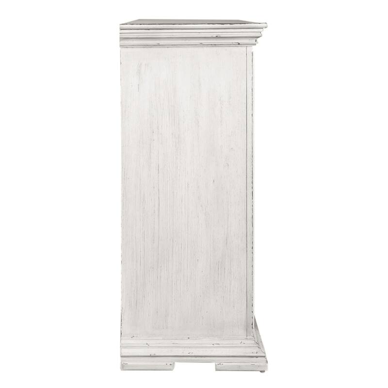 Big Valley Whitestone Distressed 2 Door 6 Drawer Dresser