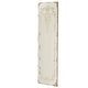 Set of 3 Large White Wall Art Panel Rectangle Wall Sculpture - Bed Bath ...