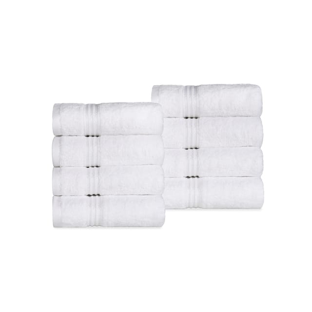 Miranda Haus Ultra-soft Combed Egyptian Cotton Hand Towels (Set of 8)