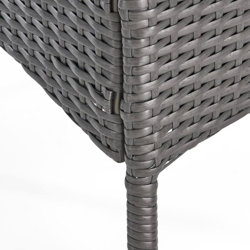 Algoma Wood and Wicker Outdoor 9-piece Dining Set by Christopher Knight Home