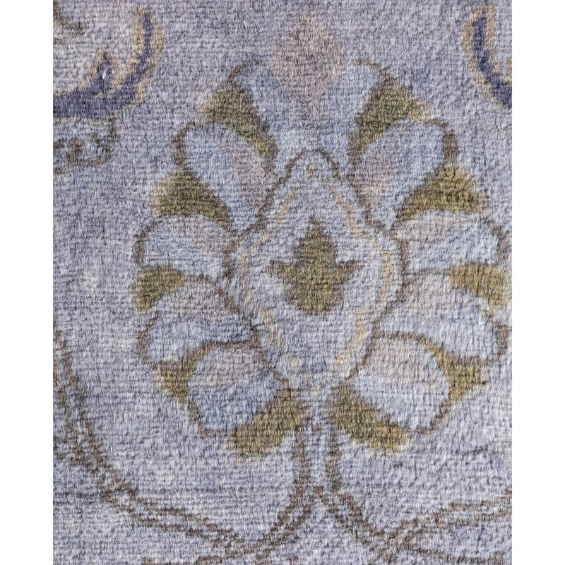 Overdyed One-of-a-Kind Hand-Knotted Area Rug - Gray - 3' 1" x 5' 4"