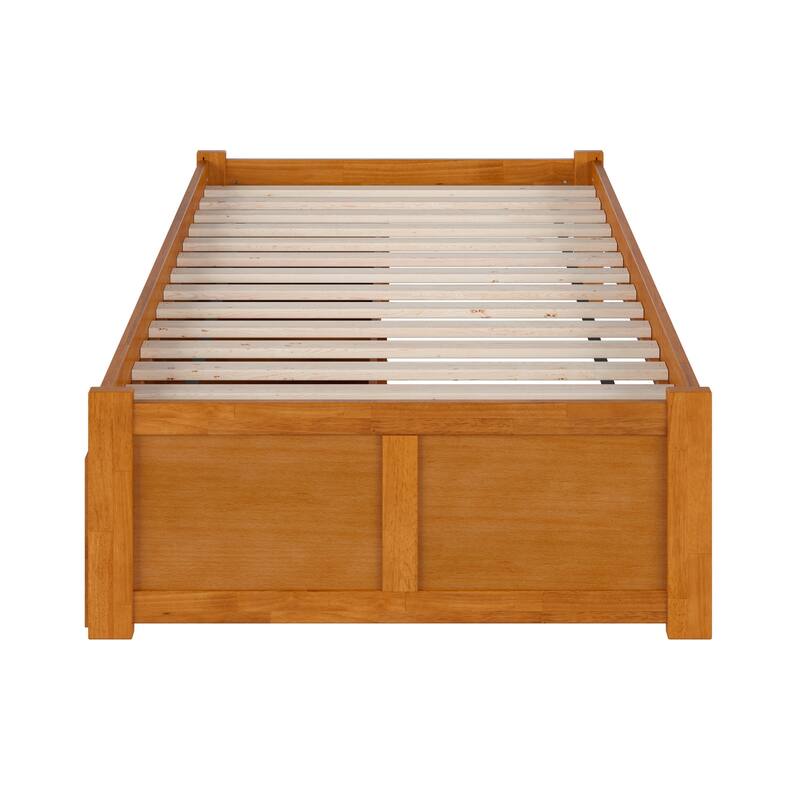 Concord Platform Bed with Footboard and Storage Drawers