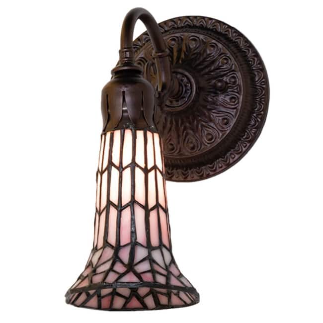 Meyda Tiffany 251870 10" Tall Wall Sconce - Mahogany Bronze