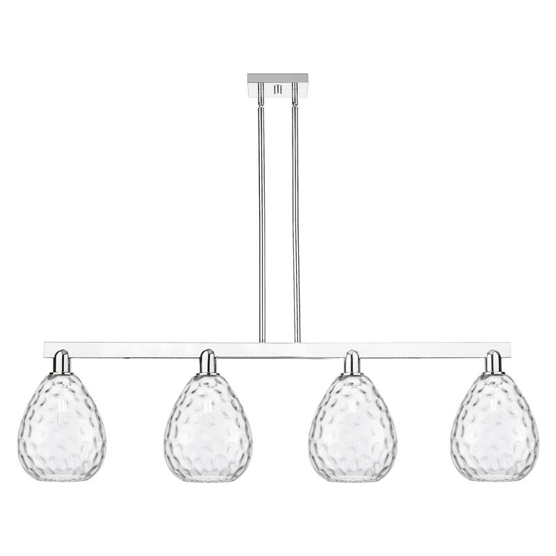 Innovations Lighting Endless Possibilities Arcadia - Waverly - 4 Light 51" Stem Hung Island Light - Clear/Polished Chrome