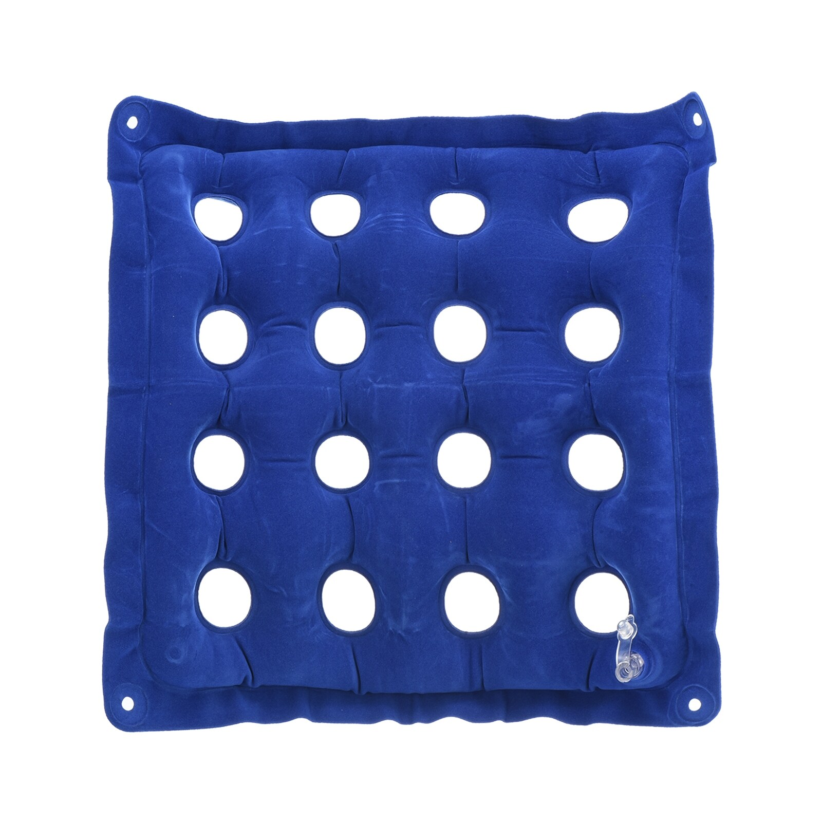 Inflatable Seat Cushion Air Chair Cushions Square Seat Pad Blue