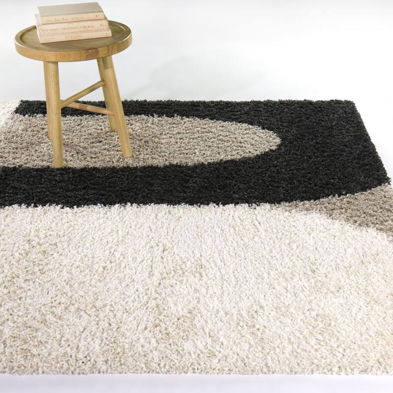 Selene Modern Shag Area Rug - 7'10" x 10' - Green - Rectangle