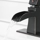 preview thumbnail 38 of 47, Vibrantbath Vessel Sink Faucet Waterfall with Pop Up Drain