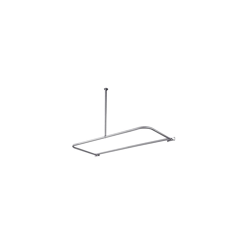 Shop Elements Of Design Ed3131 D Type Shower Curtain Rod With