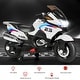 preview thumbnail 5 of 4, 12V Kids Ride On Motorcycle Electric Motor Bike-White - White