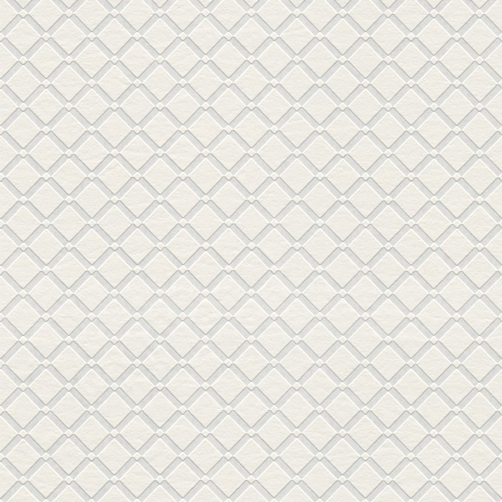 Brewster Armin White Diamond Trellis Paintable Wallpaper - 396in x 20.9in x 0.025in