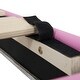 preview thumbnail 24 of 25, Twin/Full Size Upholstered Platform Bed with LED Lights and Drawer