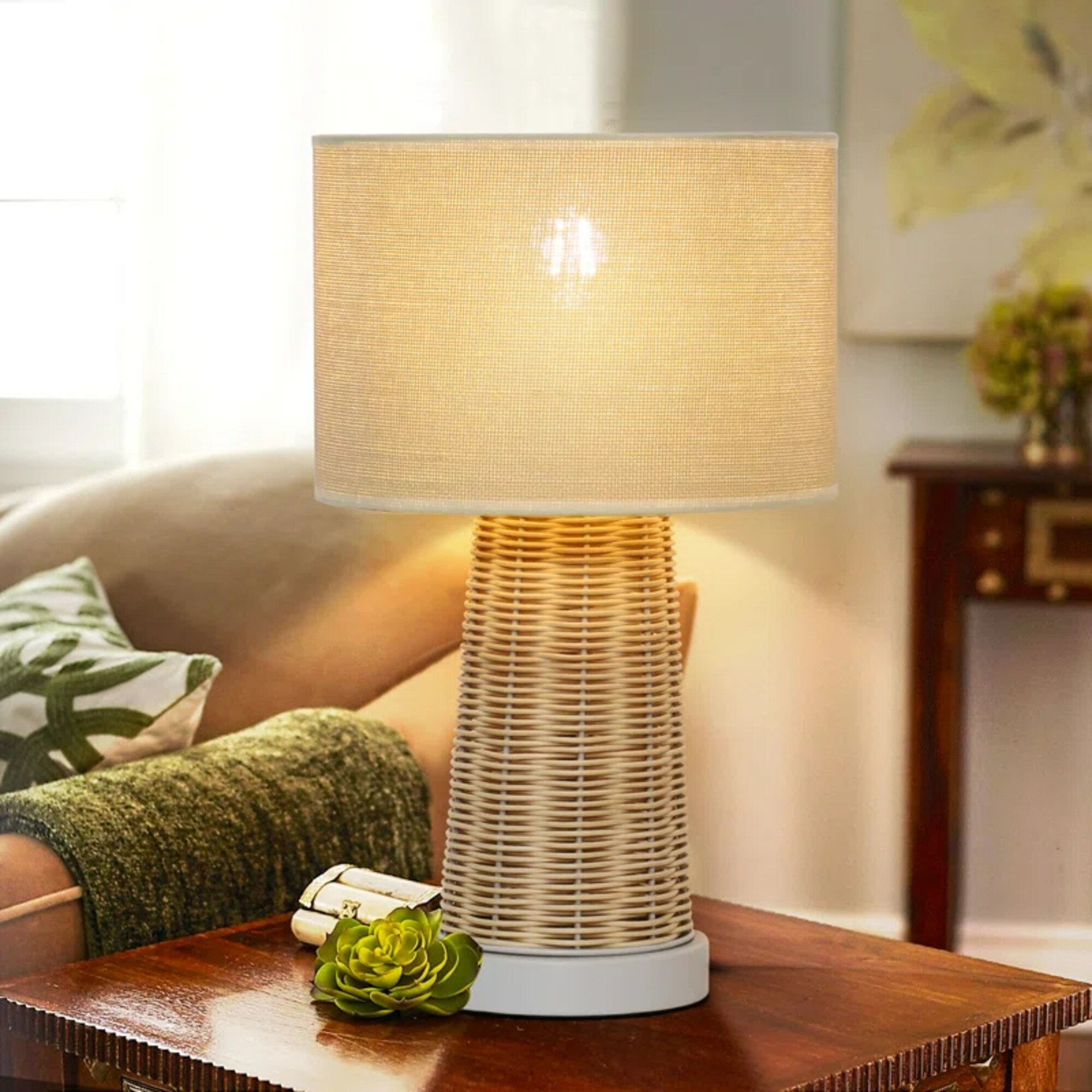 Handmade bedside lamps on sale
