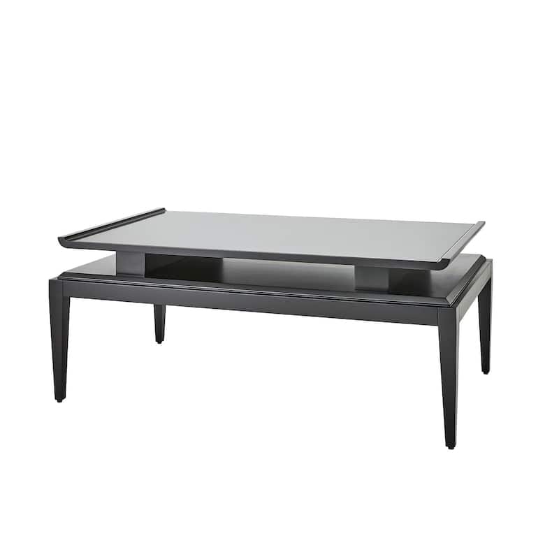 Poise Cocktail Table-Black Satin