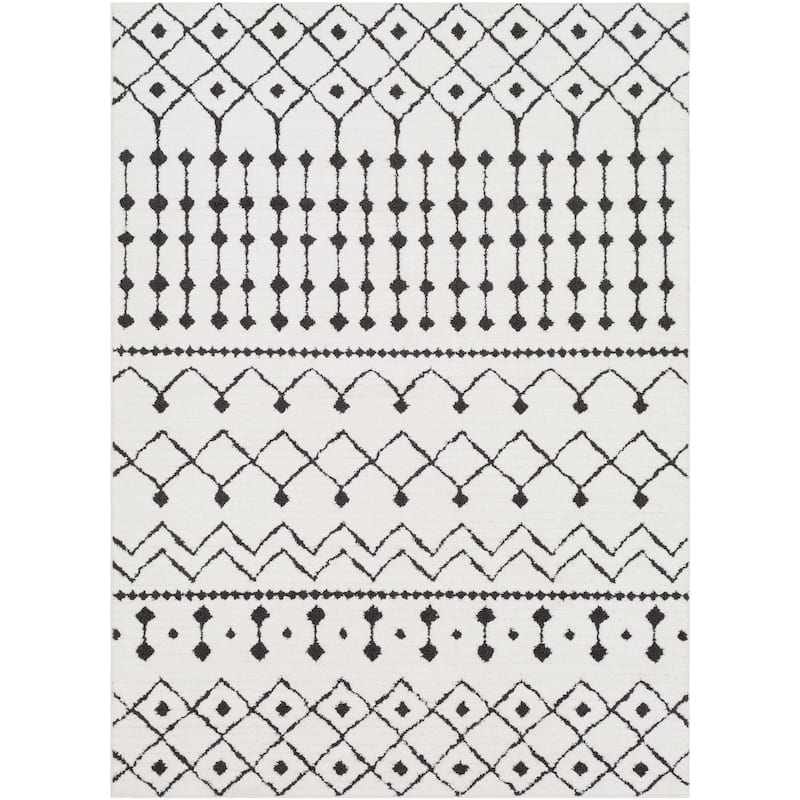 Livabliss Salcedo Bohemian Textural Plush Area Rug
