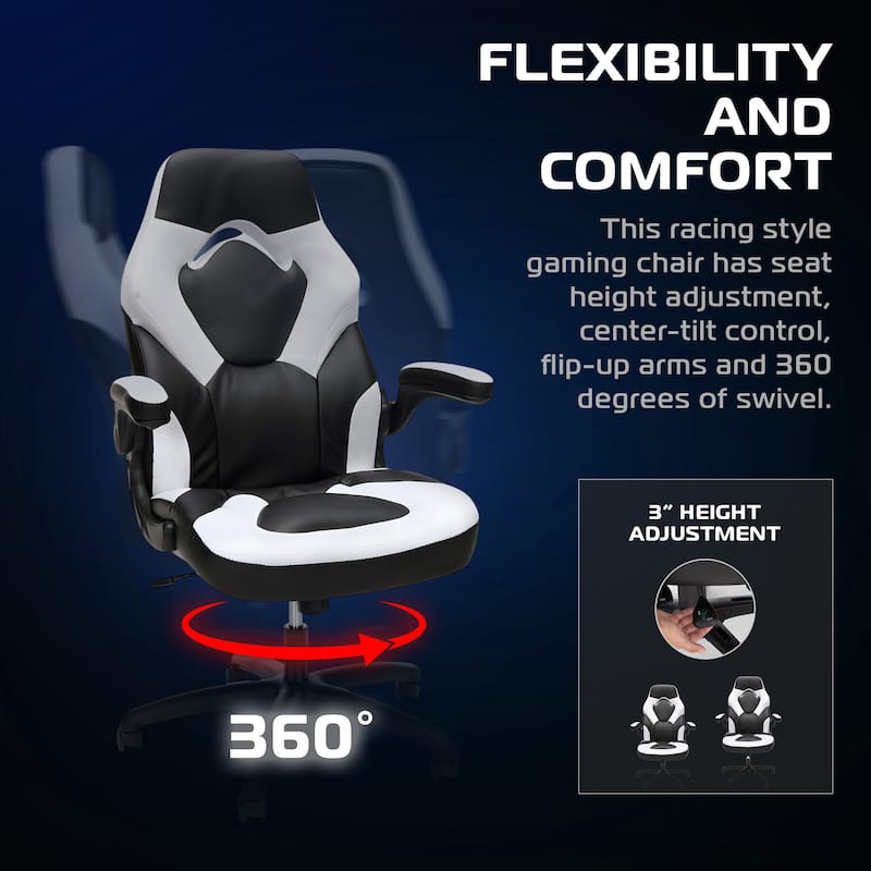 RESPAWN 3085 Ergonomic Gaming Chair, High Back PC Computer Desk Office Chair, Flip-up Arms