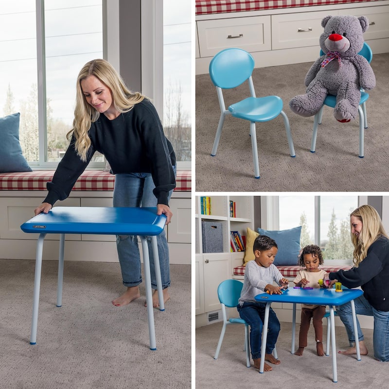 Lifetime Residential Three-Piece Kid's Table and Chairs Set