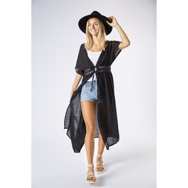 Boho Feather Kimono