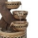 preview thumbnail 7 of 8, Brown Resin Cascading Pitchers Outdoor Fountain