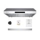 preview thumbnail 9 of 8, Hauslane PS10 30" Under Cabinet Range Hood, 3 Speeds, LED, Baffle Filters, Fits 6" Round, Stainless Steel - 30
