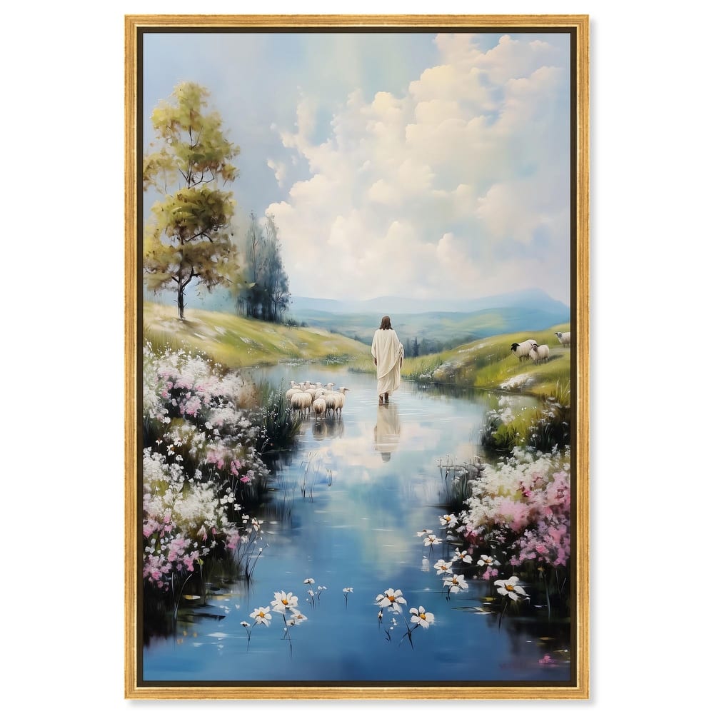 Caretaker's Calm Crossing I Canvas by Art Remedy