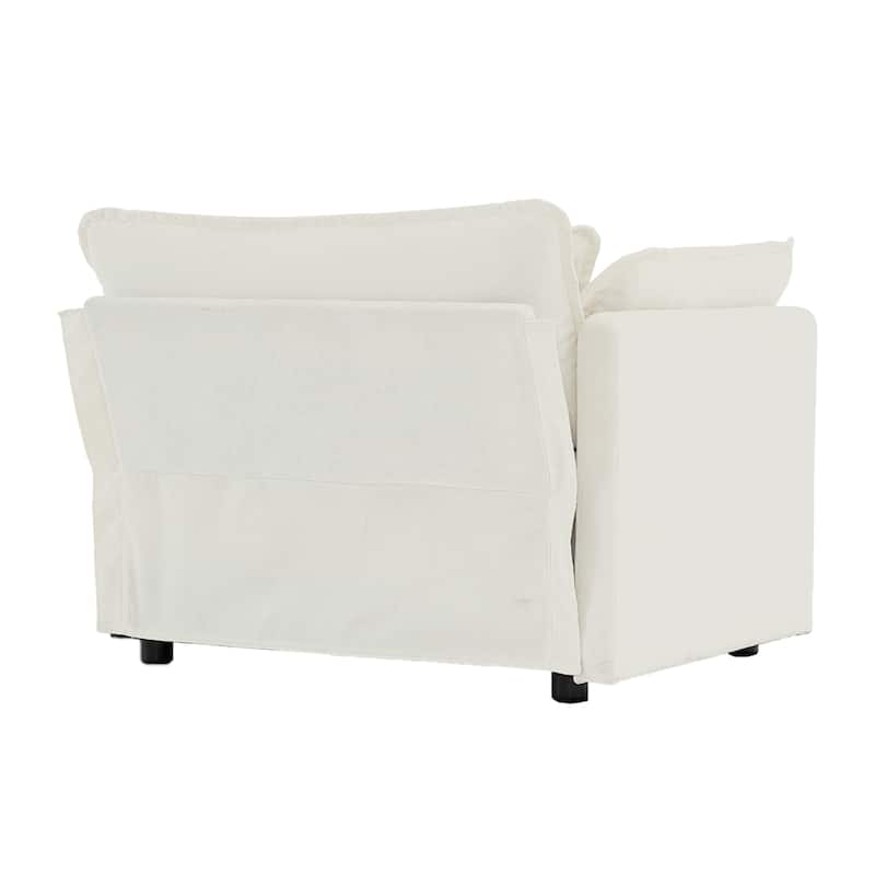GDFStudio - Fiona Chenille Single Seat Sofa with Modular Flexibility and Plush Comfort