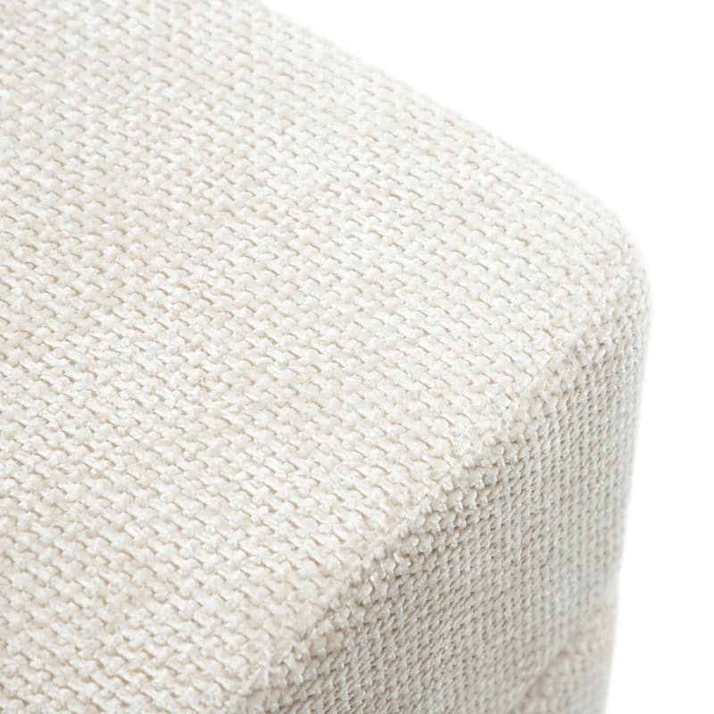 Furniture of America Dashiell Modern 15-inch Chenille Cube Storage Ottoman