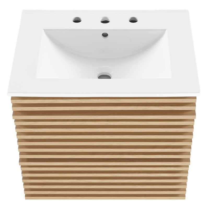 Render 24" Wall-Mount Bathroom Vanity