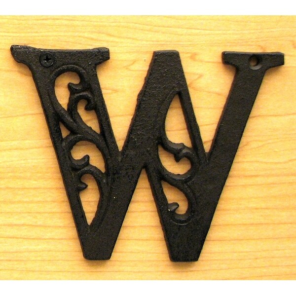 Cast Iron Letter W As Pictured Overstock 20532475
