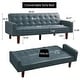 preview thumbnail 20 of 31, Sofa Bed, Futon Couch Bed, Faux Leather Love Seats Sofa, Loveseat Sleeper Bed For Living Room, Guest