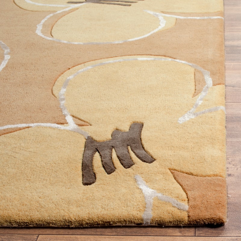 SAFAVIEH Handmade Soho Sarai Daisy N.Z. Wool Rug
