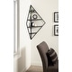 preview thumbnail 8 of 32, Kate and Laurel Melora Glam Metal and Wood 5-tier Corner Wall Shelf