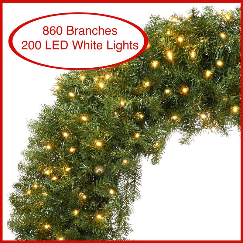 Green Fir Artificial Holiday Christmas Wreath Holiday Décor