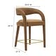 preview thumbnail 9 of 44, Pinnacle Performance Velvet Counter Stool Set of Two