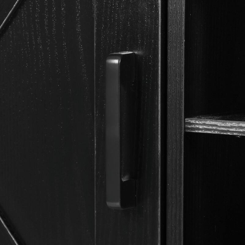 54-inch Farmhouse Kitchen Island with Drop Leaf, Power Outlet