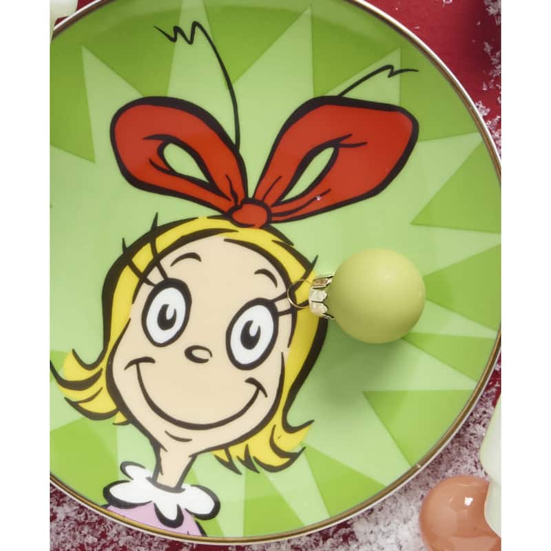 Lenox Merry Grinchmas Tidbit Plates, Set of 4, Assorted