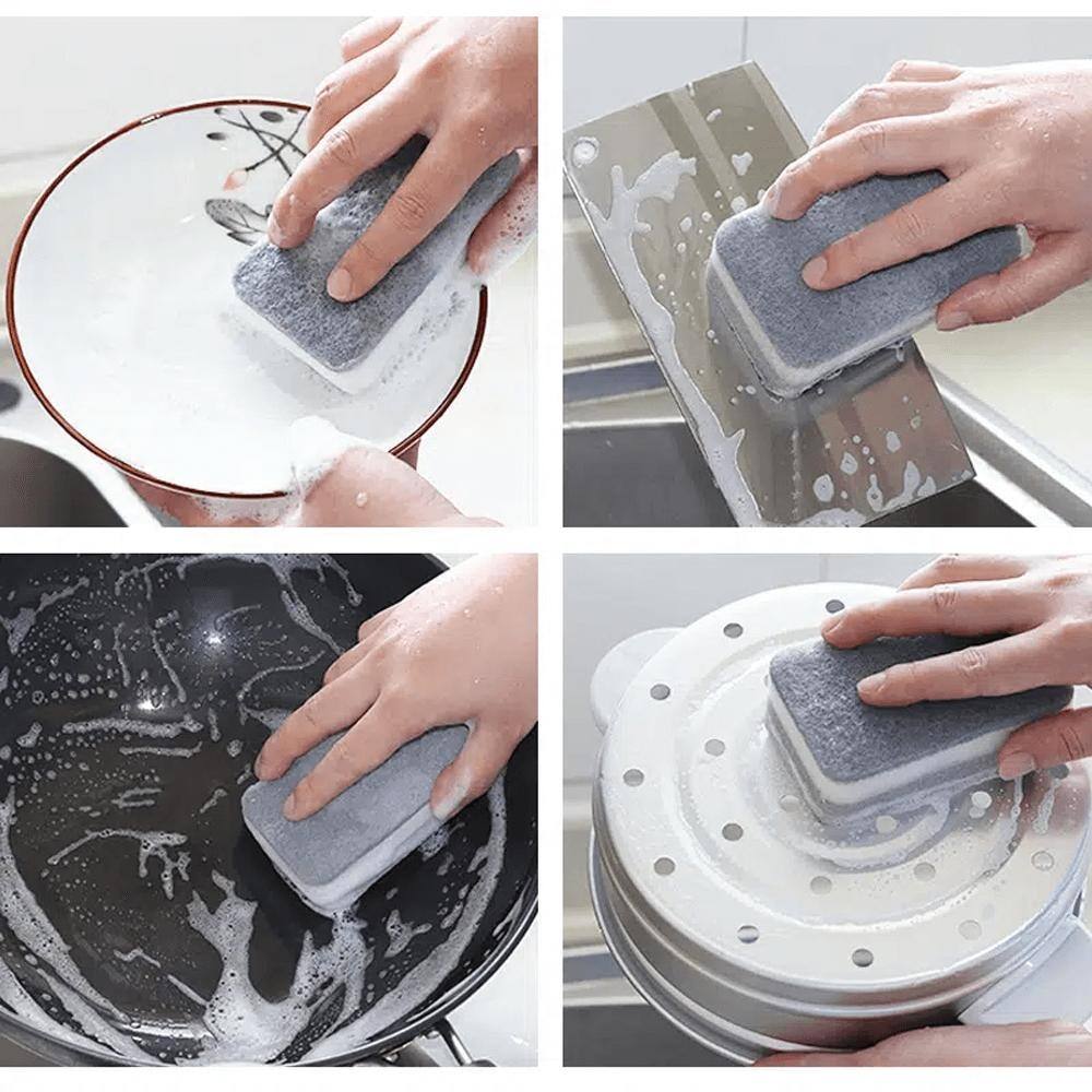 DoubleSided Cleaning Sponges, Household Scouring Pad Kit On Sale