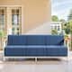 Option White & BLue Cushion