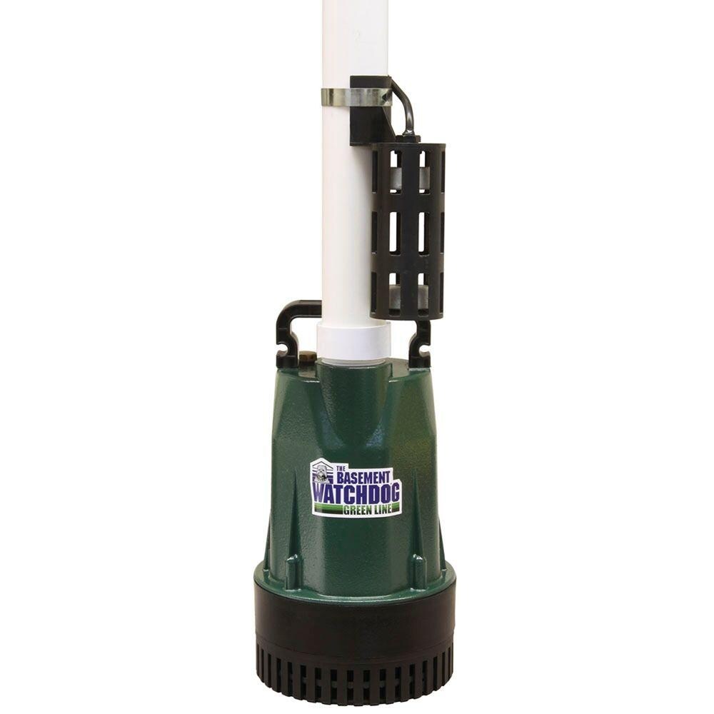 Shop Basement Watchdog Bw1050 Submersible Sump Pump 1 2 Hp Cast Iron Overstock 13459130